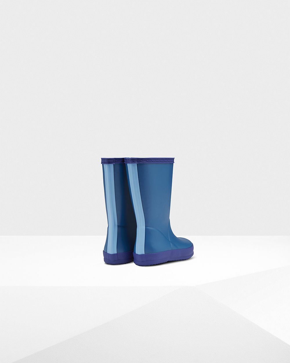 Hunter Original First Classic Rain Boots - Buy Kids Blue/ Blue - HEMZUD470